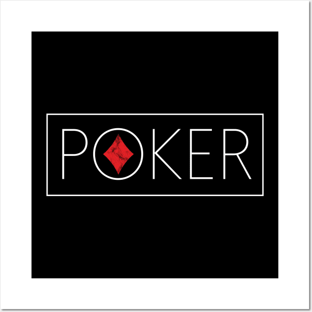 Poker Diamond Fashion Wall Art by andzoo